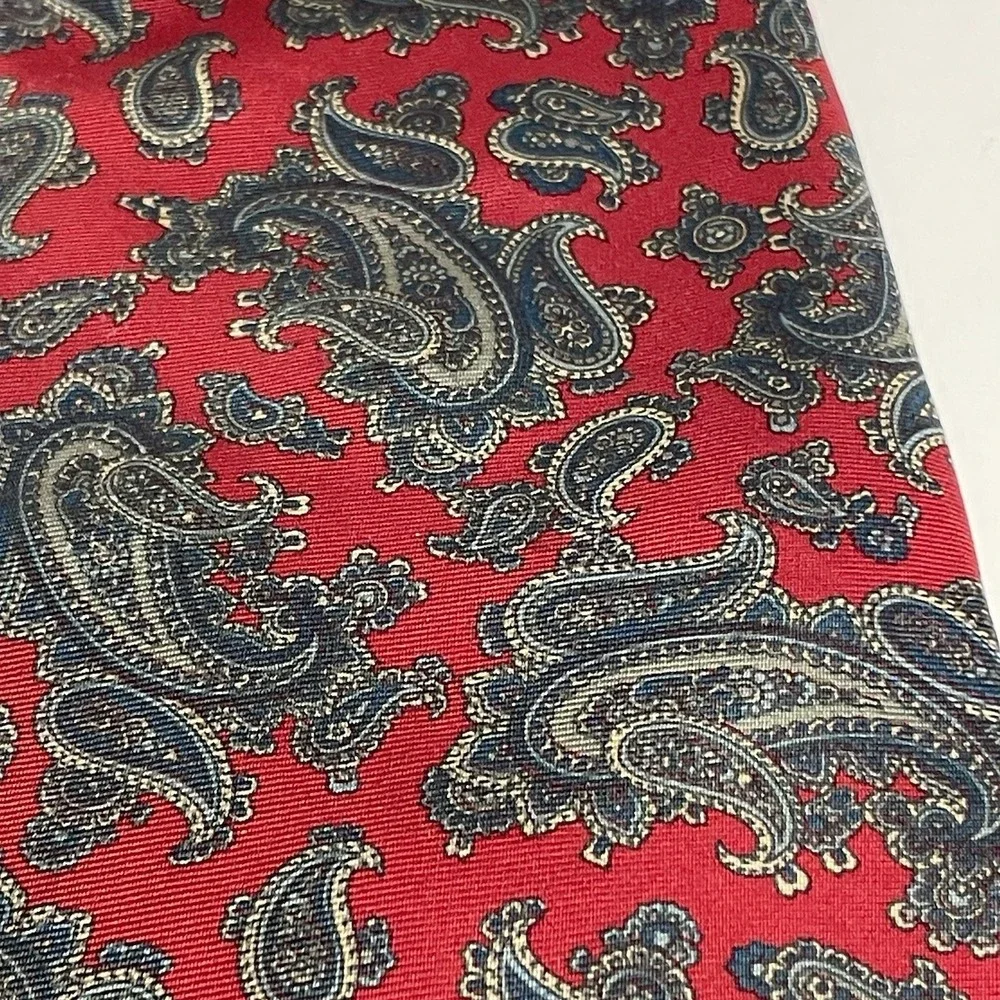 Vintage Tie LN Men's Crooks & Creed London All Silk Hand Made Anchor Design